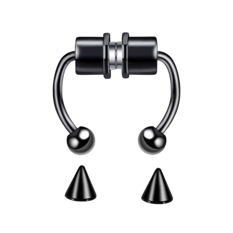 Czarny Fake magnetyczny Stal 316L