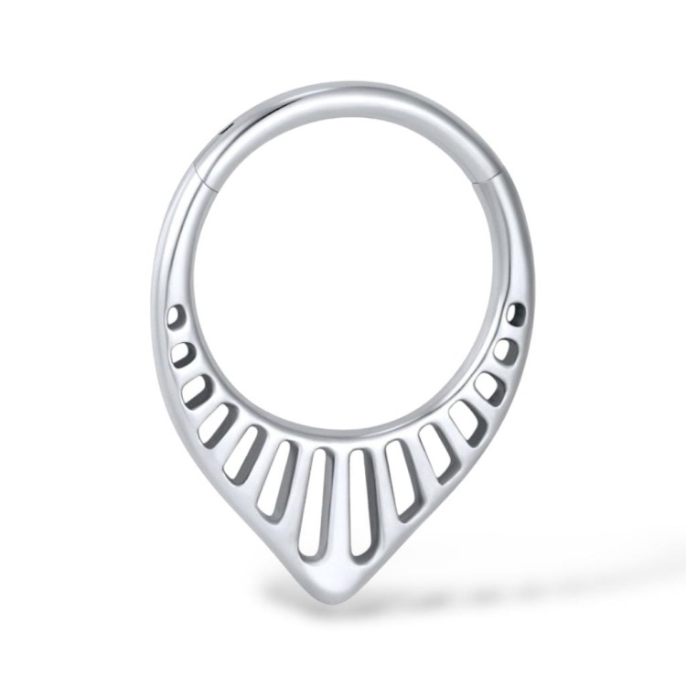 Stalowy Clicker łezka srebrny SEPTUM