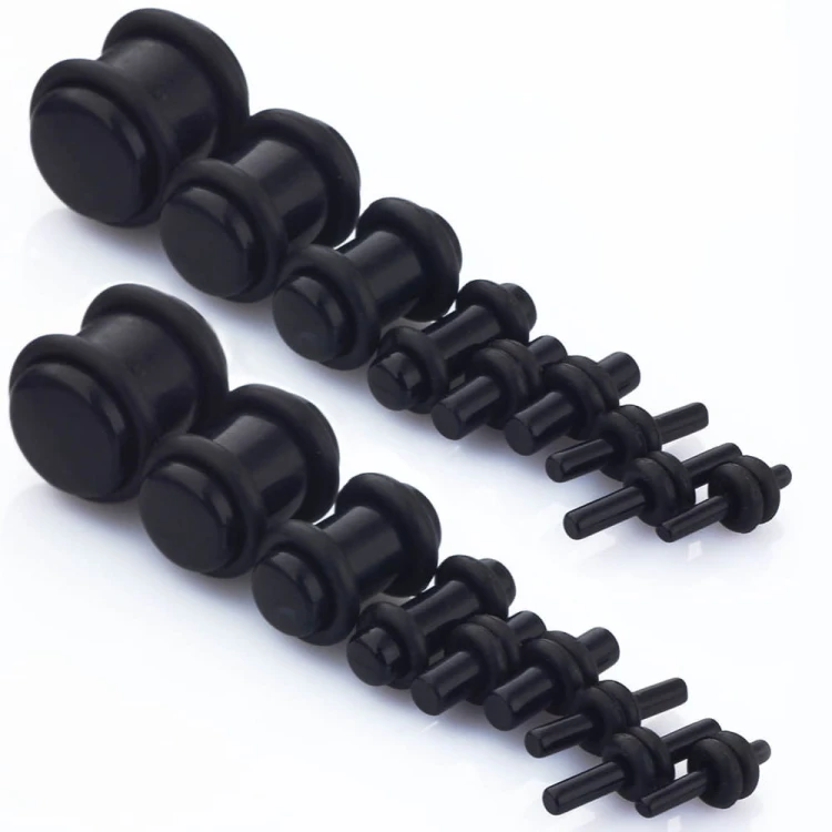 Piercing TUNEL PLUG ZESTAW 18 SZTUK 1,6-10mm