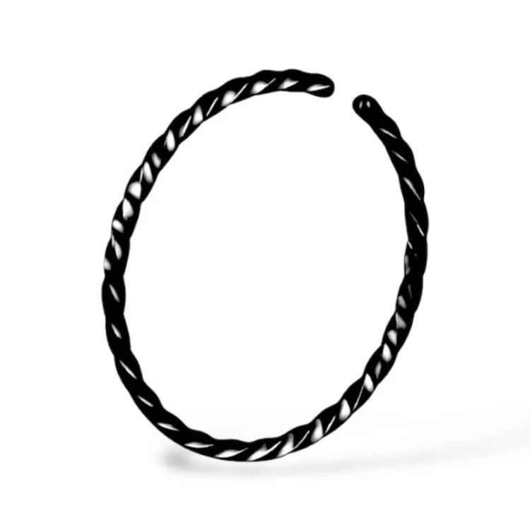 Spiralny fake czarny