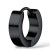 Czarny Clicker typu Huggie - Stal Ch.316L