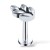 Stalowy srebrny labret listek