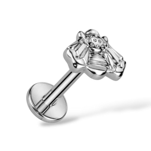 Tytanowy Labret w kształcie Pszczoły