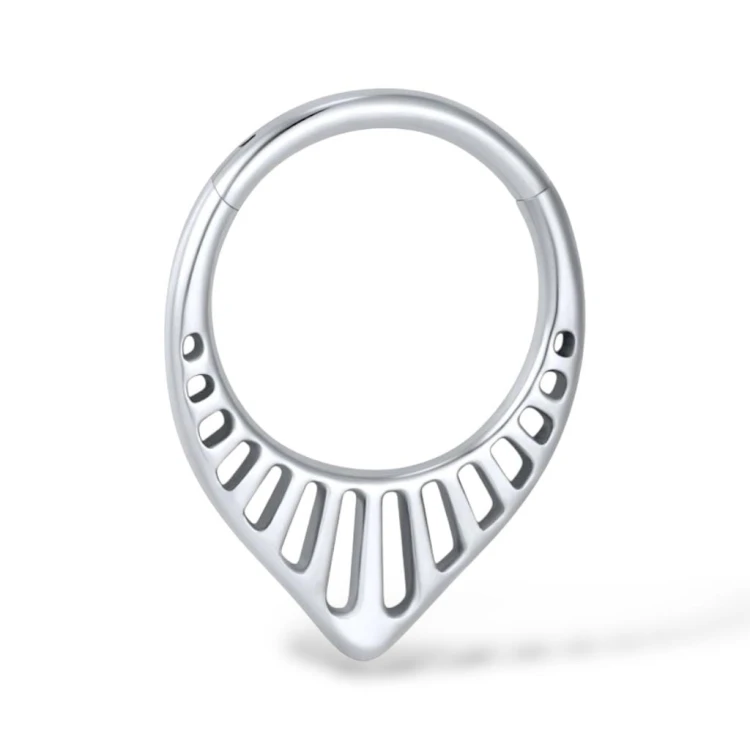 Stalowy Clicker łezka srebrny SEPTUM