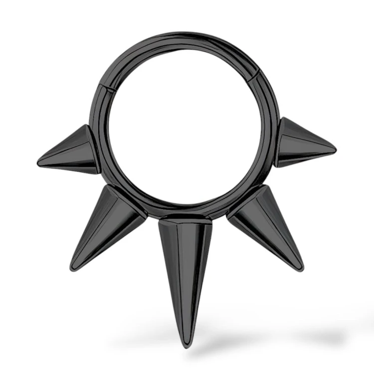 Stalowy Clicker czarny z stożkami SEPTUM