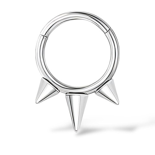 Stalowy Clicker srebrny z trzema stożkami SEPTUM
