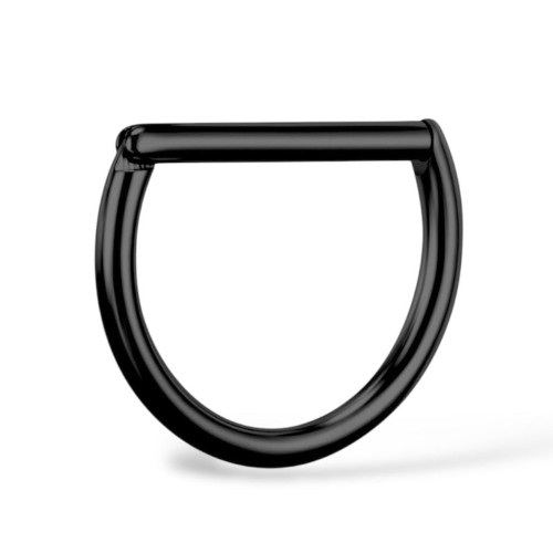 Stalowy Clicker czarny w kształcie "D"