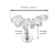 Labret srebrny z cyrkoniami -SREBRO 925