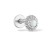 Labret srebrny z opalem - SREBRO 925
