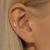 Labret z Potrójną Cyrkonią Marquise – Srebro 925