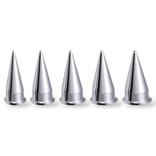 Zestaw SREBRNY Rozpychacz 5SZT TAPER i TUNEL 2w1 STAL 316L 16-20mm